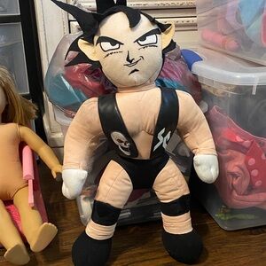 Fierce Black and Cream Stuffed Toy